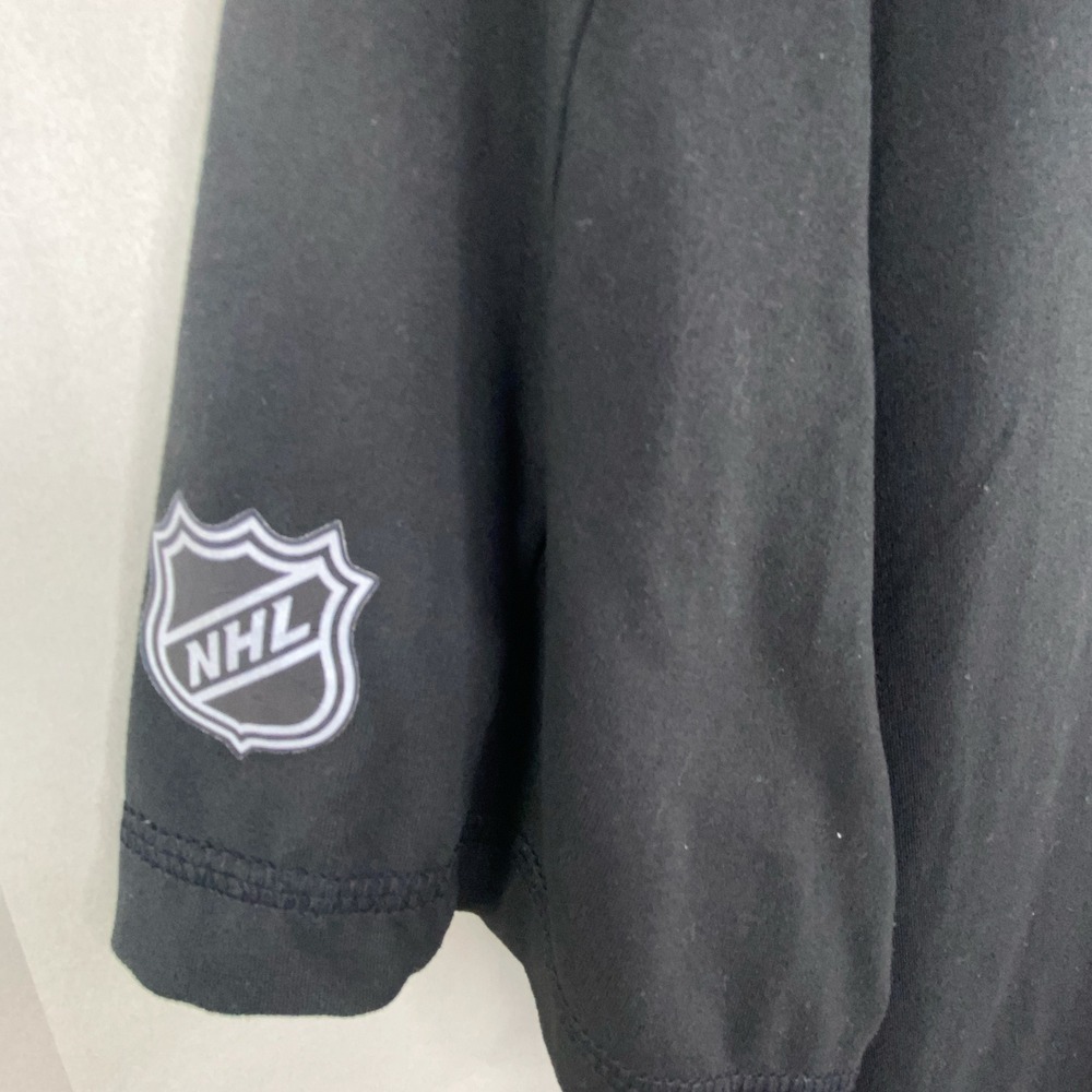 Fanatics Chicago Blackhawks Polo Mens Large Black NHL Authentic Pro Performance - Picture 8 of 10